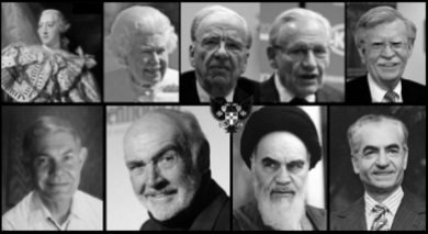 King George x Queen Murdoch Woodward Bolton EAGLE Tillerson Conery Ayatollah Shah 600